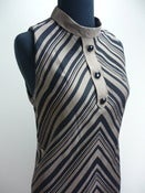 Image of 60s mod chevron stripe shift dress