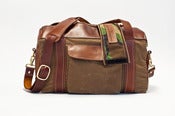 Image of Camo lined "Smuggler's" Duffel