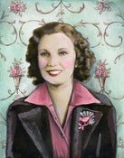 Image of "Sadie" Vintage photobooth inspired portrait matted ready to frame print
