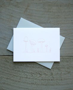 Image of Mushrooms Everyday Note Card