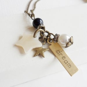 Image of Star Dreamer Charmed Necklace