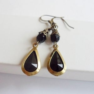 Image of Cabaret Earrings (Black