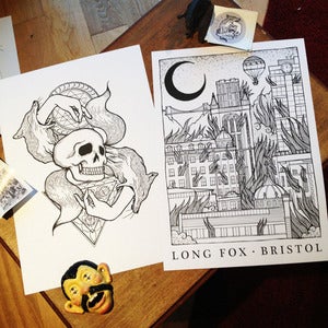 Image of Death Fox & Bristol in Flames