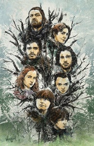 Image of Pack of Wolves AP(Artist's Proof) - Game of Thrones