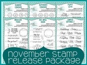 Image of November 2012 Stamp Release Package ~ Peachy