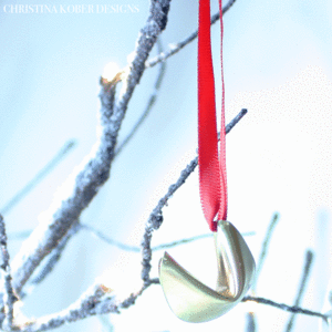 Image of LIMITED EDITION - fortune cookie ornament