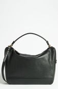 Image of Salvatore Ferragamo 'Corine' Black Messenger Bag - NEW