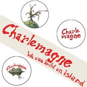 Image of Charlemagne Sticker/Button Pack -  We Can Build An Island