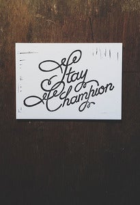 Image of Stay Champion