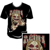 Image of SCUM CARTOON ZIPPERFACE TALL T-SHIRT (RE-STOCKED 2-7-13)