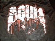 Image of SCUM ZIPPER LOGO FOOTBALL JERSEY WITH LSP LOGO ON BACK