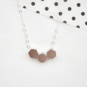 Image of Silver Hexagons