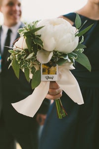 Image of Bridesmaid Bouquet Polaroid Pin