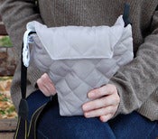 Image of Light Gray Alpine Nylon {WaterRepellent} Vest