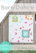 Image of Barn Dance Quilt Pattern- PDF FILE