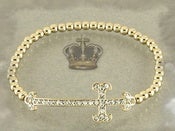 Image of LONG GOLD CROSS STRETCH