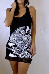 Image of Lace Scarab Camisole- Black