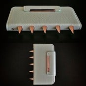 Image of Iphone 5 Palm Wallet in Mint Green  (FREE SHIPPING)