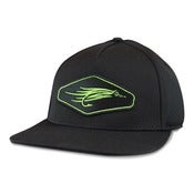Image of SupaFly Fitted Flatbill Hat - Black