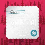 Image of 6 stamps with Snowflake