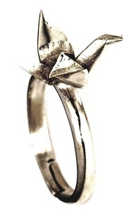 Image of PAPER KRANE - White Bronze