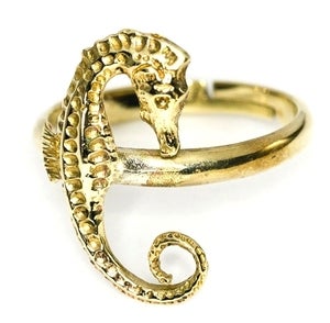 Image of SEA HORSE - Brass