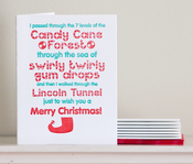 Image of Candy Cane Elf Christmas Cards