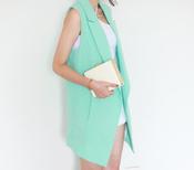 Image of Metal Detail Cream Box Clutch