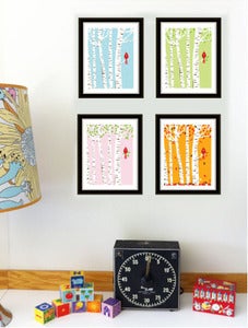 Image of All 4 Cardinal Seasons 8.5x11 Mini-Print Set by Strawberry Luna