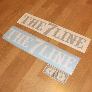 Image of The 7 Line window decal