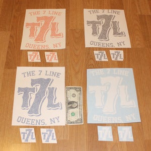 Image of T7L logo sticker combo