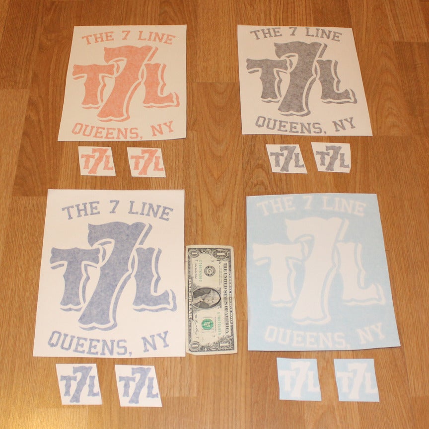 Image of T7L logo sticker combo