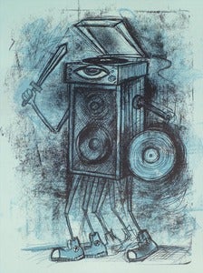 Image of Vinyl Warrior, Blue Edition