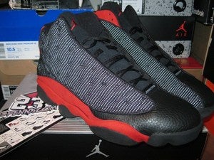Image of Air Jordan XIII (13) Retro "Black/Varsity Red" 2004 *SOLD OUT*
