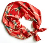 Image of Circus Gymnast Scarf in Red or Grey