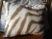 Image of Light Zebra pillow