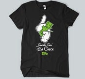 Image of Thumbin' Thru Da Check Tee in Black