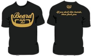 Image of Beard Life Logo T-shirt *Two Sided*