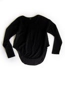 Funktional Spinkles Silk Back Sweater - Black