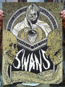 Image of Swans - Screenprinted Poster