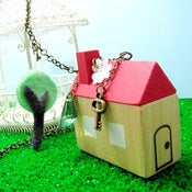 Image of my little country house necklace