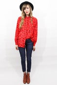 Image of festive polka dot blouse