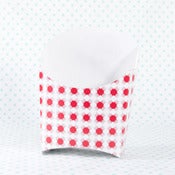 Image of 12 Red Checkered French Fry Carton