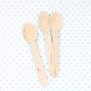 Image of 12 Wooden Spoons