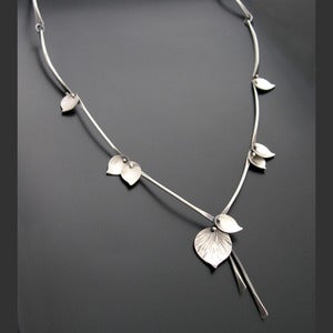 Image of Bamboo Necklace Silver