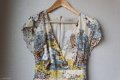 Image of DARLING cap sleeve floral dress - L