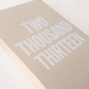 Image of Diary Basic 2013 SKIN-WHITE print