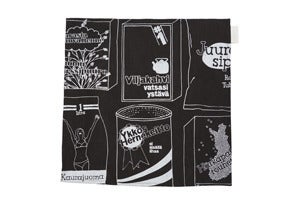 Image of Kauppareissu tea towel/table mat |<br /> Kauppareissu-keittiöliina/tabletti 