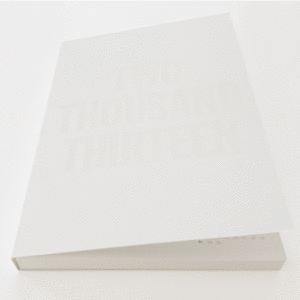 Image of Diary Basic 2013 WHITE-WHITE print
