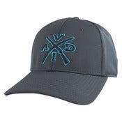 Image of Over Under Fitted Hat - Charcoal
